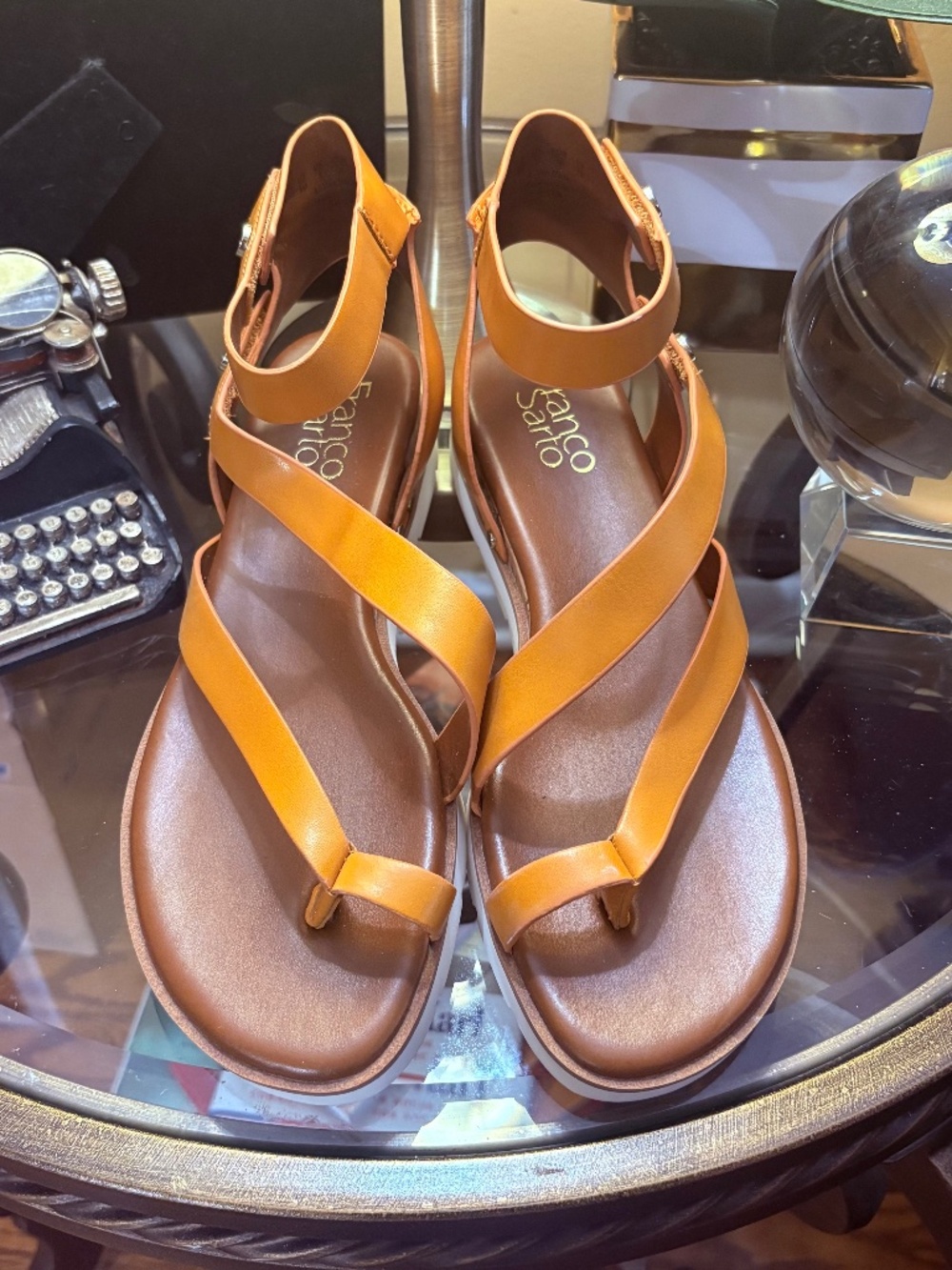 Franco Sarto Daven Sandals - Mustard - 7.5